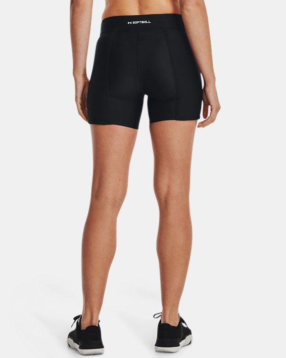 Women's UA Diamond Utility Slider Shorts, Black, pdpMainDesktop image number 1